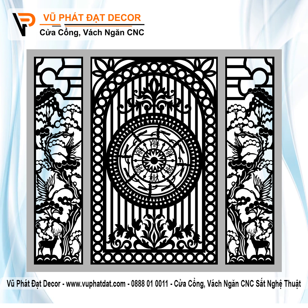 Cổng trống đồng cnc