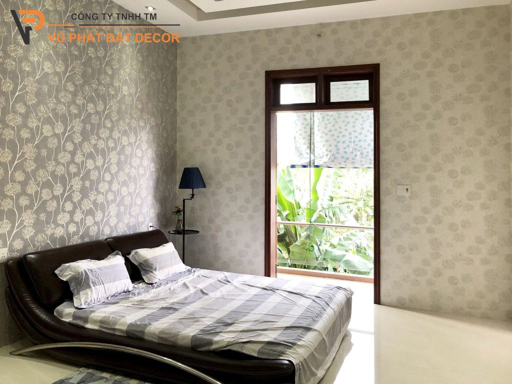 giấy dán tường phòng ngủ