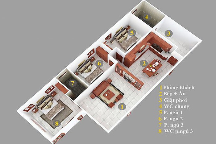 phương án thiết kế thứ 1