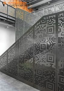 Cầu thang kết hợp tấm CNC hiện đại (20)
