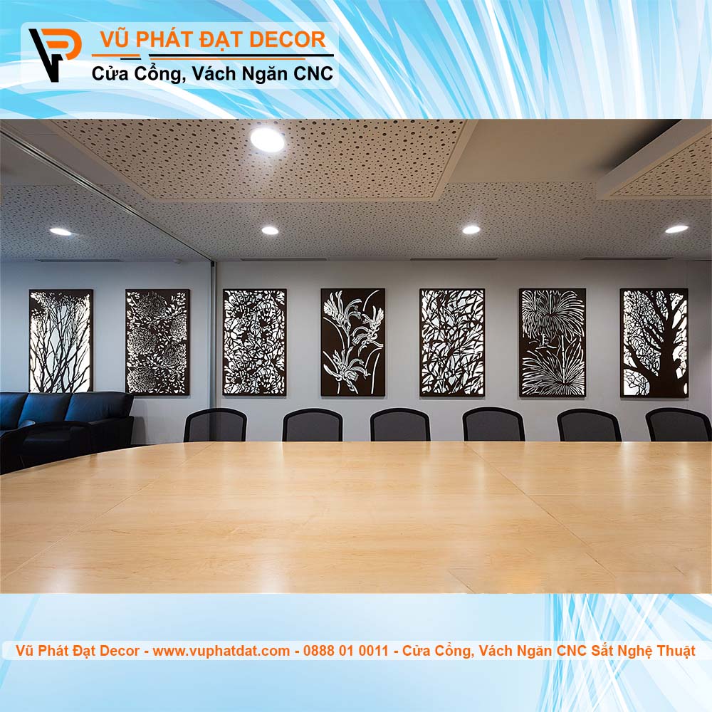 Sắt tấm hoa văn ốp tường TT-002-2