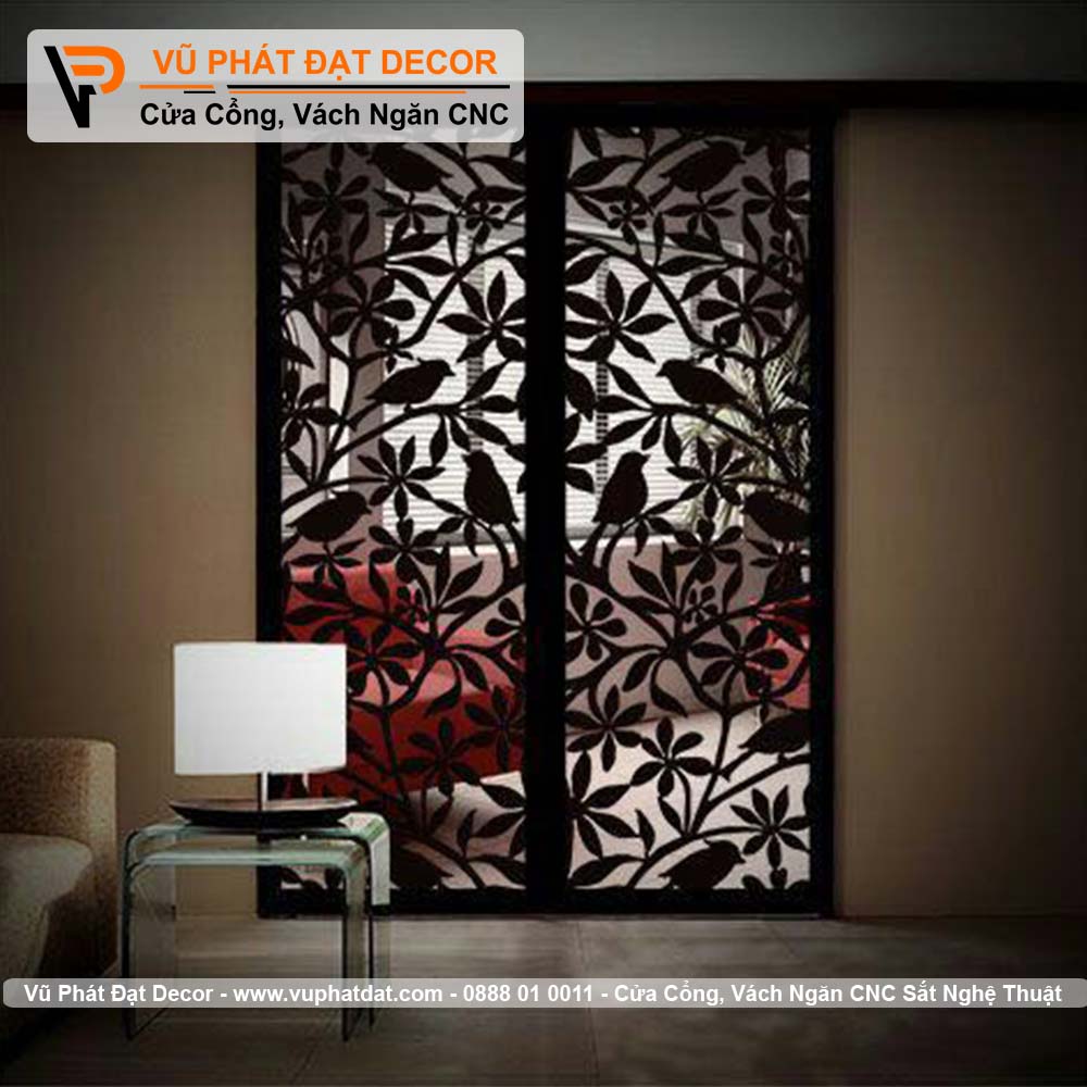 Cửa sắt hiện đại CA-008 tổng hợp (8)